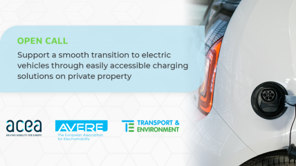 Open call to support a smooth transition to electric vehicles through easily accessible charging solutions on private property