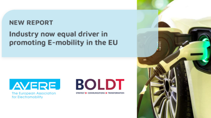 Press Release: Industry now equal driver in promoting e-mobility in the EU