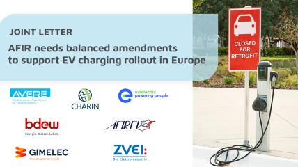 Join Letter: AFIR needs balanced amendments to support EV charging rollout in Europe